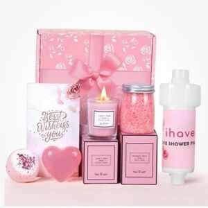 Ihave Pink Rose Bath & Body Gift Set — Relaxing Spa Kit